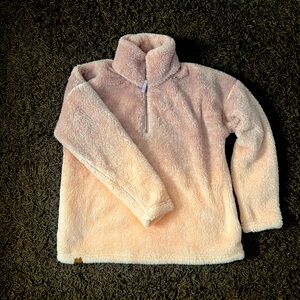 SIMPLY SOUTHERN OMBRE PULLOVER SOFT SHERPA JACKET